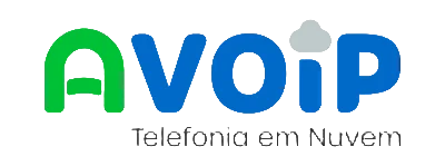 Logomarca da avoip para um texto de Voip e sip