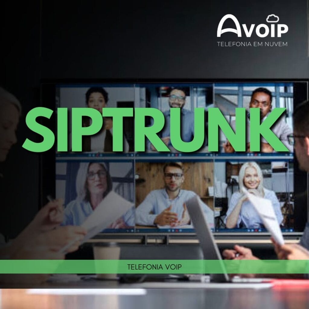 imagem com texto decorativo de SIP Trunk